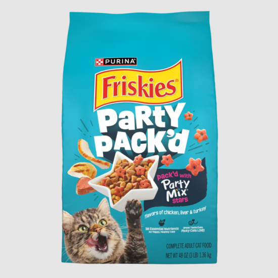 Purina Friskies Party Pack’d with Flavors of Chicken